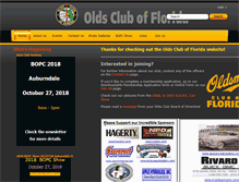 Tablet Screenshot of oldsclubofflorida.com